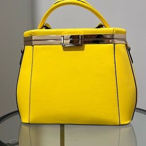 Yellow Vintage Style Purse